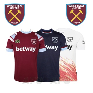 เสื้อกีฬาแขนสั้น ลายทีมชาติฟุตบอล West Ham Jersey 2022 23 ชุดเหย้า คุณภาพสูง สําหรับผู้ชาย