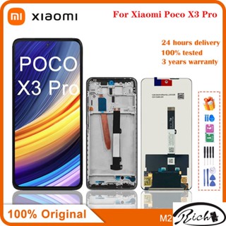 หน้าจอสัมผัส LCD แบบเปลี่ยน สําหรับ Xiaomi POCO X3 Pro LCD M2007J20CG POCO X3 NFC