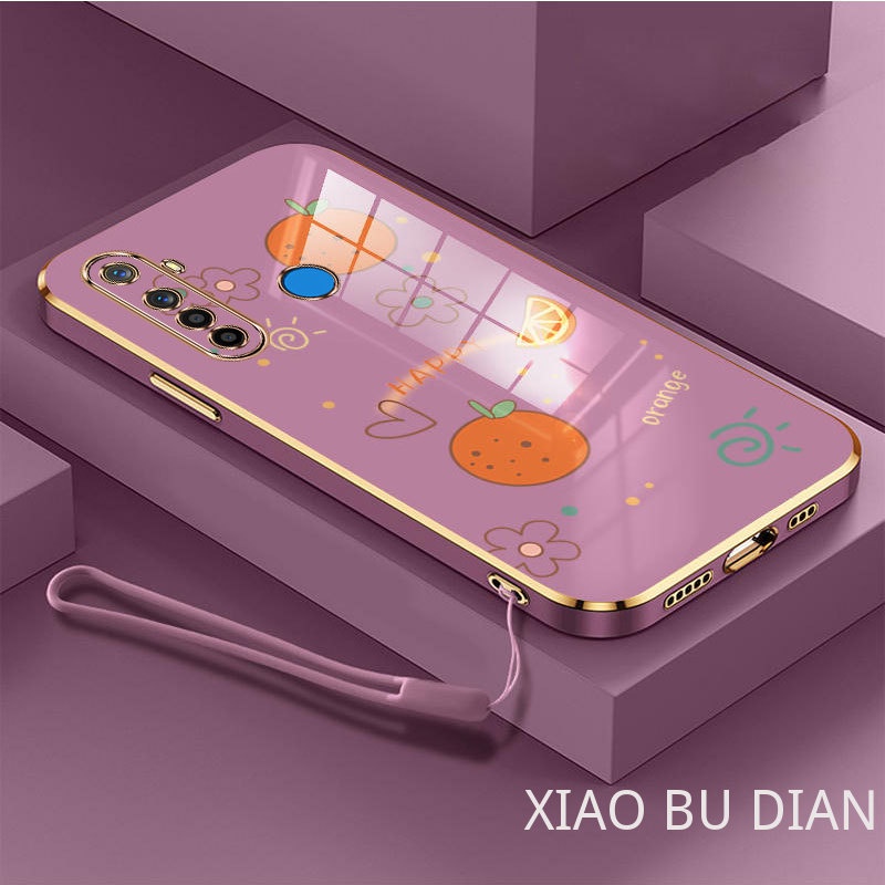 ปลอกrealme 5 5i 5s realme 6i c3 c3i realme 5 proเคสโทรศัพท์ซิตรัสขนาดเล็กUltrathin Electroplated Smoothเคสโทรศัพท์นุ่มShock Coverกันชนป้องกัน