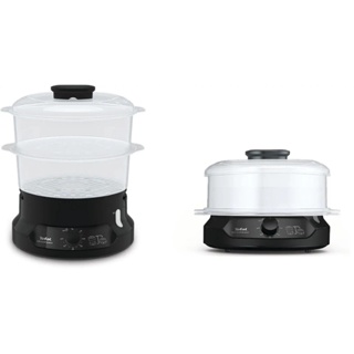 กะทะไฟฟ้า TEFAL หม้อนึ่งไฟฟ้า  6 ลิตร รุ่น VC139810 MINICOMPACT 2 BOWLS STEAMER