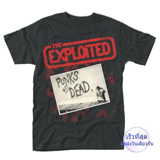 เสื้อยืด Punks Not Dead The Exploited คุณภาพสูง สำหรับผู้ชาย