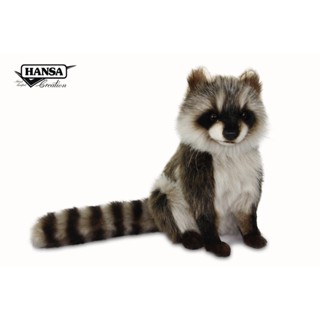 7493 ตุ๊กตาแรคคูน Raccoon Sitting Hansa Creation