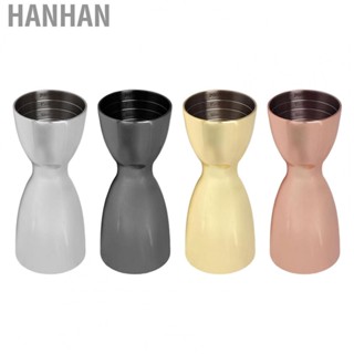 Hanhan ocktail Double Jigger Stainless Steel  Measuring Cup Bar Bartending Measuring Jigger U Shaped hot sale