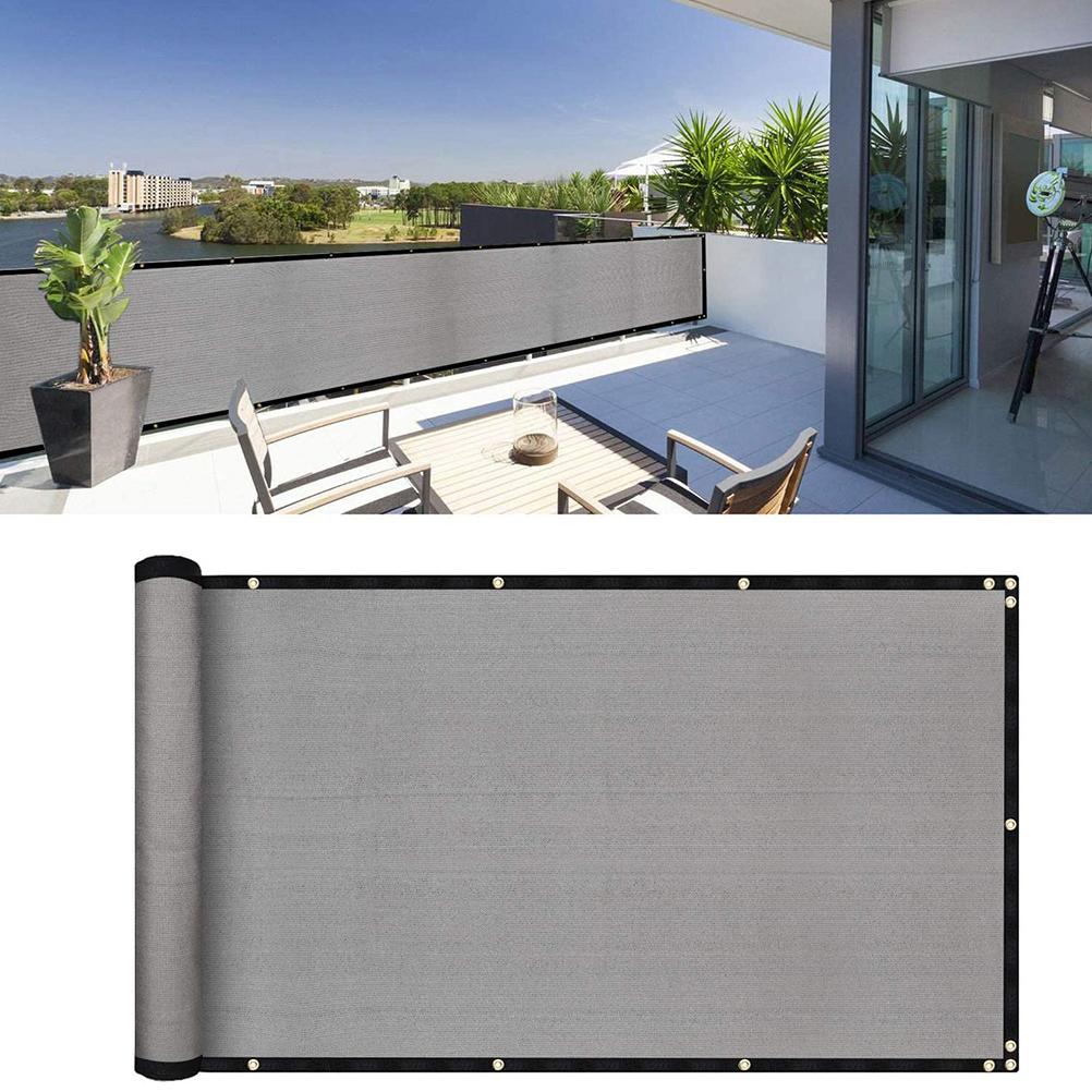 [ฟรีริบบิ้น] รั้วหน้าจอความเป็นส่วนตัวระเบียง Pools Deck Sun Shade Net Mesh