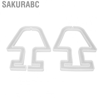 Sakurabc Silicone Mold 2 Pcs Epoxy Resin Mold Flexibility For