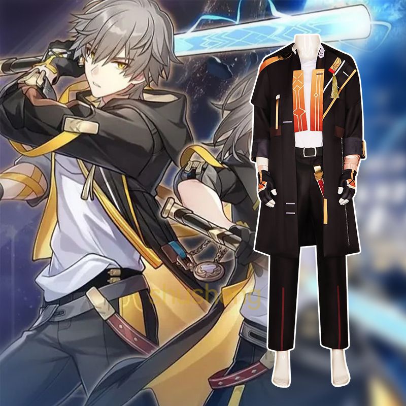 Honkai: Star Rail Hero Trailblazer Caelus Man ชุดคอสเพลย์ชุดเสื้อผ้า