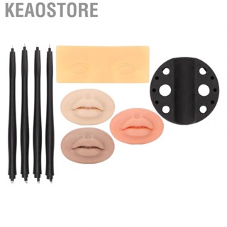 Keaostore Tattoo Practice Kit Complete Silicone Coloring Rack Skin BT0