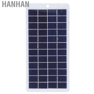 Hanhan Polycrystalline Silicone Solar Panel 5W 12V High Light Transmittance Portable QT