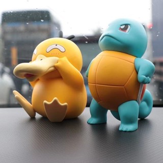 ฟิกเกอร์ อนิเมะโปเกม่อน เต่า Jenny Turtle Pikachu ขนาด 9 ซม. สําหรับตกแต่งรถยนต์