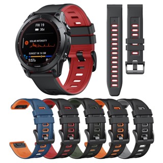 สายนาฬิกาข้อมือซิลิโคน กันน้ํา 26 มม. สําหรับ Garmin Enduro 2 D2 Delta PX D2 Bravo D2 Charlie