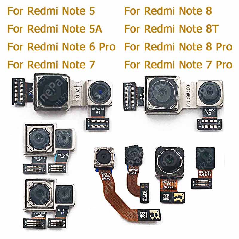 แท้ อะไหล่โมดูลกล้องมองหลัง แบบเปลี่ยน สําหรับ Xiaomi Redmi Note 8 Pro 8T 5 5A 6 7
