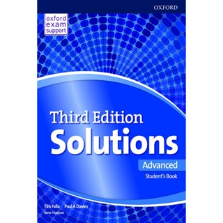 Bundanjai (หนังสือเรียนภาษาอังกฤษ Oxford) Solutions 3rd ED Advanced : Students Book +Online Practice (P)