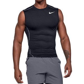 Ua Tights Mens Vest Running Quick-Drying Breathable Waistcoat American Basketball Sports Undershirt Fitness Coach Training gNS0