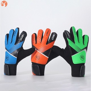 Hot 1 Pair Gloves Protective Anti-Collision Faux Leather Children Goalkeeper Gloves for Football Game  YDTH