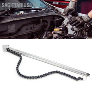 Sagittarius314 ประแจโซ่ 24 นิ้ว Chrome Vanadium Steel เส้นผ่านศูนย์กลางปรับได้ด้ามยาว Articulation Tool