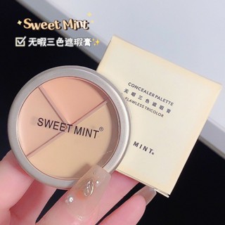 Sweet MINT คอนซีลเลอร์ ไตรรงค์ ปกปิดรอยสิว รอยคล้ําใต้ตา กระจ่างใส ร่องลึก เส้นจมูก รองพื้น