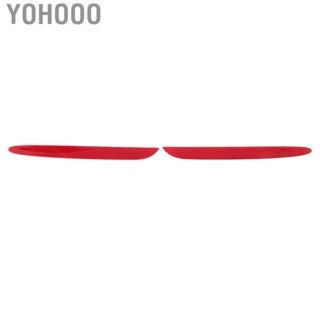 Yohooo 2178200174  Rear Bumper Reflector Easy To Install Left Right Bumper Reflector Indicator Red Lens  for Car