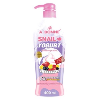 ❤️❤️ โลชั่นสเนลโยเกิร์ต A Bonne A Bonne Snail Yogurt Whitening Lotion 400ml