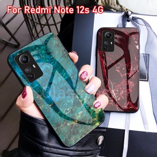 เคสโทรศัพท์มือถือกระจกนิรภัย TPU นิ่ม กันรอยขีดข่วน รอบด้าน สําหรับ Xiaomi Redmi Note 12 12s 12Turbo 12Pro Plus 12Pro+ Note12 s Note12s 4G 5G