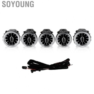 Soyoung Vent 5pcs 3 Color Front  Vent Ambient Light Kit