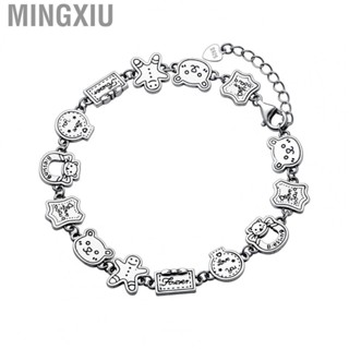 Mingxiu Women Cartoon Bracelet  Fashionable Cartoon Patterns Bracelet Elegant Fine Polishing  for Daily Wear