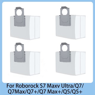 Roborock S7 Maxv Ultra Roborock Q7 Plus Q7 Max Max+ Q5 Plus เครื่องดูดฝุ่นหุ่นยนต์ อุปกรณ์ เสริม ถุงเก็บฝุ่น