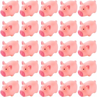 ของเล่นหมูยางอาบน้ํา ขนาดเล็ก 10 ชิ้น