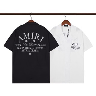 A8m8i&amp;-latest เสื้อเชิ้ตแขนสั้น พิมพ์ลายโลโก้ High Street แฟชั่นคลาสสิก 2023 Yrfi7E