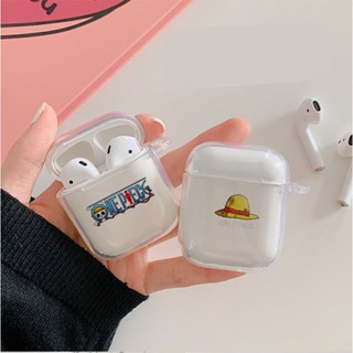 เคสหูฟังบลูทูธ แบบนิ่ม ลายลูฟี่ One Piece สําหรับ airpods Pro 2 3