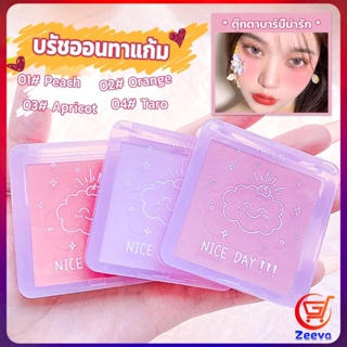 ZEEVA บลัชออน บลัชออนโทนส้ม บรัชออนทาแก้ม เนื้อดี สีสวย ติดทน blush