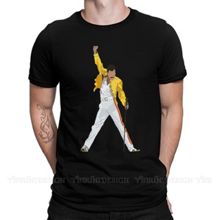 ดีมาก พร้อมส่ง เสื้อยืดแขนสั้น ผ้าฝ้าย 100% พิมพ์ลายนักร้อง Freddie Mercury Rock Band หลากสี แฟชั่นฤดูร้อน สไตล์ฮาราจูกุ