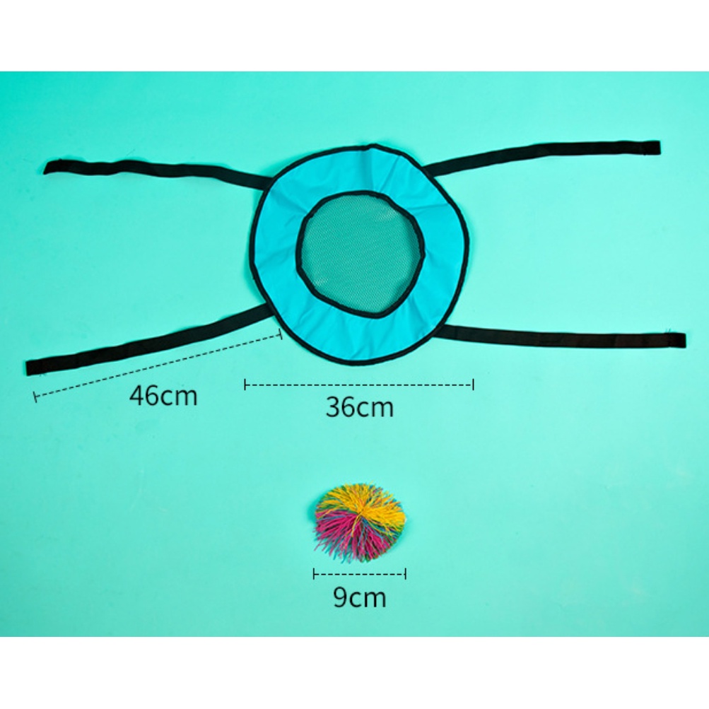 ประสาทสัมผัสเล่นของเล่นสําหรับเด็ก โยนโต้ตอบสองชั้นและเกมลูกบอลจับสนุกกลางแจ้งและความบันเทิงกีฬา - รูปที่ 4