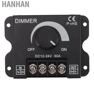 Hanhan PWM Dimming Controller Single Channel  Light Strip Dimmer Stable 50000H Service Life DC 12V To 24V for Home for Single Color