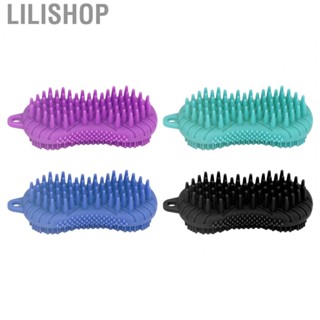 Lilishop Silicone Body Scrubber  Scalp Body  Silicone Bath Brush  for Scalp