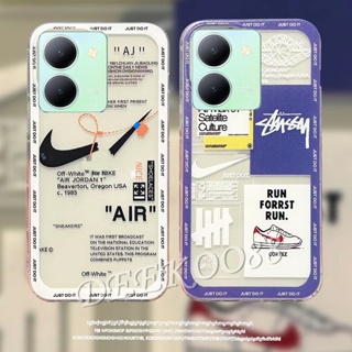 ใหม่ เคสโทรศัพท์มือถือ TPU นิ่ม แบบใส กันกระแทก สําหรับ VIVO Y36 Y78 V27 V27e Y02A Y02T X90 Pro iQOO Z7 Z7x 5G 4G 2023 VIVOV27 VIVOY36