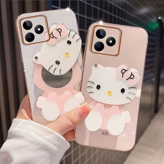 เคสโทรศัพท์มือถือ TPU แบบนิ่ม ลาย KT น่ารัก ป้องกันด้านหลัง สําหรับ Realme C53 C55 NFC 4G 2023 RealmeC53