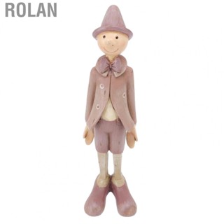 Rolan Puppet Decoration  Slippy Fade Resistant Puppet Standing Decor Resin Exquisite  for Bar