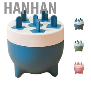 Hanhan Popsicles Mold 6 Cavities Detachable Design Safe Healthy Material Durable PP Mini Popsicle Mold