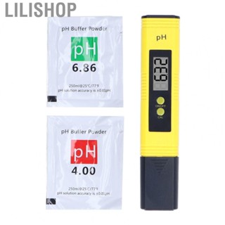 Lilishop PH Tester 0.01pH Accuracy Stable Mini Water Testing Pen for Farming