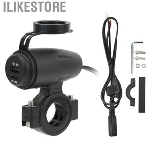 Ilikestore Motorcycle Charge Adapter Motorcycle Phone  DC 1030V QC 3.0 PD 18W 2 In 1