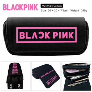 กระเป๋าดินสอ ขนาดใหญ่ จุของได้เยอะ ลายการ์ตูนอนิเมะ BLACK PINK เครื่องเขียน สําหรับเด็กนักเรียนผู้ชาย และเด็กผู้หญิง