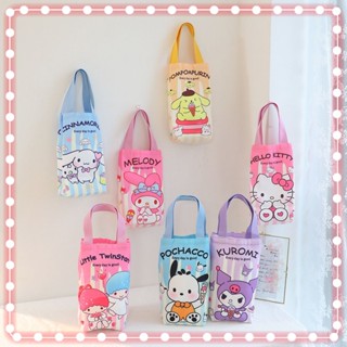 ✨i lucky✨ Cartoon canvas water bag tote bag rain bag bag milk tea bag KT bag Lomi Meidi handbag