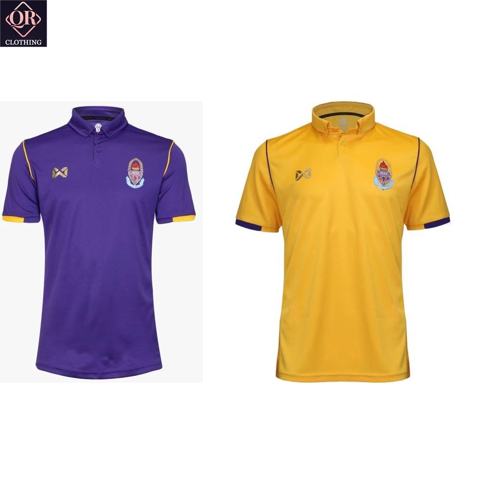 (QR Clothing) พรีออเดอร์ Warrix เสื้อฟุตบอล เสื้อแข่ง โรงเรียนกรุงเทพคริสเตียนวิทยาลัย Bangkok Christian College BCC กรมพละ บอลเจ็ดสี