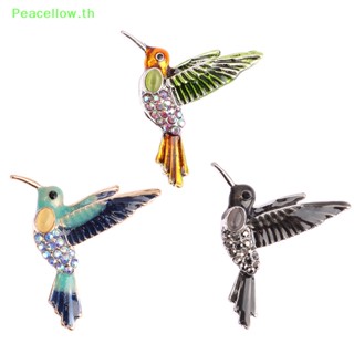 Peacellow เข็มกลัด รูปนก ประดับพลอยเทียม หรูหรา เครื่องประดับ สําหรับผู้หญิง