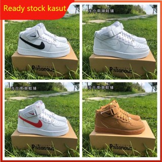 Kasut NIKE AIR FORCE 1 รองเท้าวิ่งลําลอง ข้อสูง สําหรับผู้ชาย และผู้หญิง สินค้าพร้อมส่ง