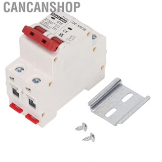 Cancanshop 2P Circuit Breaker  Corrosion Resistant 6000A Breaking  DC 1000V 16A Short Circuit Protection Switch  for Solar PV System