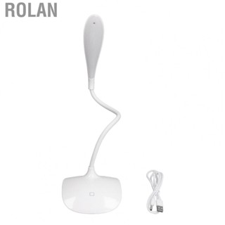 Rolan Dimmable  Desk Light Table Bedside Reading Lamp USB Rechargeable