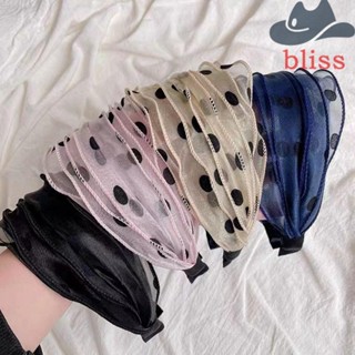 BLISS ที่คาดผม แบบกว้าง กันลื่น สีขาว สไตล์เกาหลี สําหรับเด็กผู้หญิง