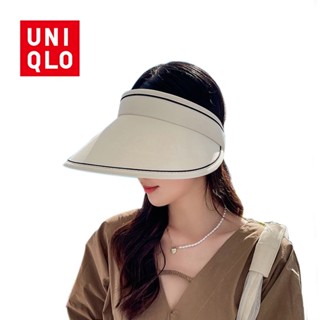 Uniqlo หมวกปีกกว้าง ป้องกันรังสียูวี ระบายอากาศ เหมาะกับฤดูร้อน สําหรับผู้หญิง