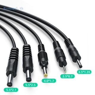 Rox อะแดปเตอร์สายชาร์จ USB ตัวผู้ DC เป็น DC 3 5 มม. x 1 35 มม. 5V สําหรับสายไฟ LED พัดลมระบายความร้อน นาฬิกา